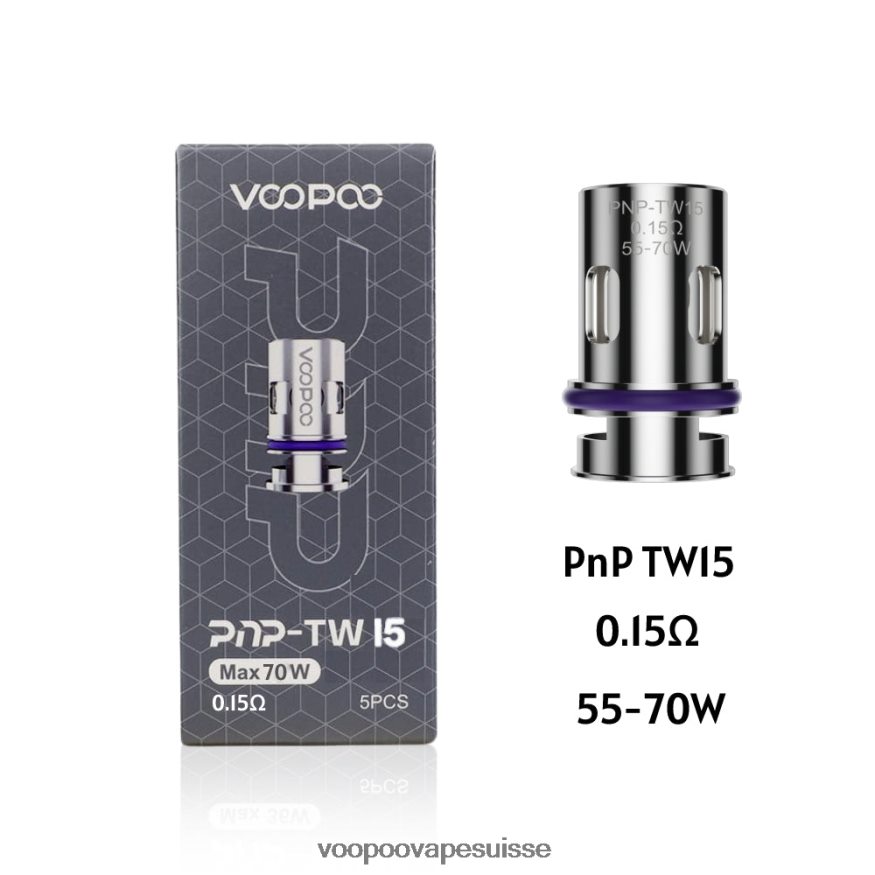 VOOPOO Suisse - VOOPOO PNP bobines (5 pièces) pnp-tw15 2R828J601