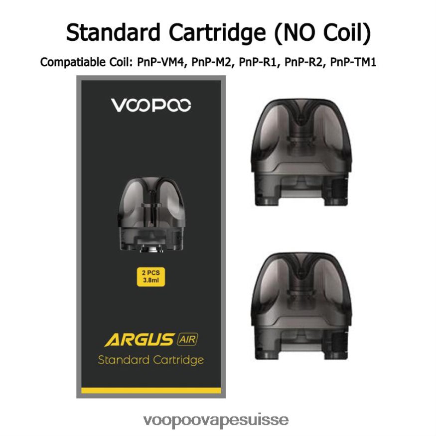 VOOPOO Vape Berne - VOOPOO ARGUS AIR cartouche de dosettes (2 pièces) dosette standard (vide) 2R828J513